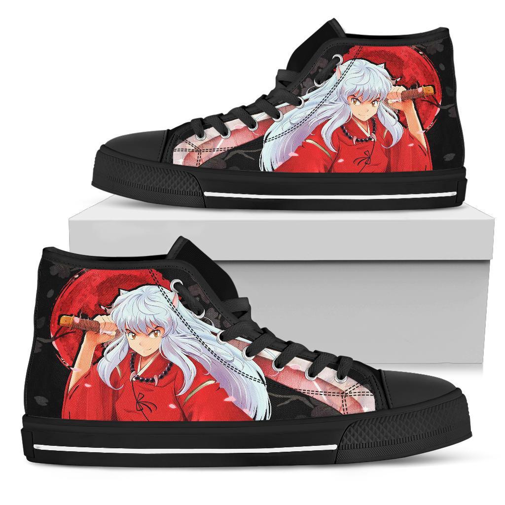 Inuyasha Sneakers Anime High Top Shoes Custom Idea PT20-Gear Wanta