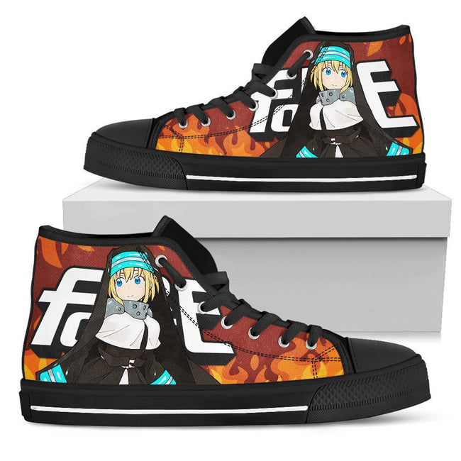 Iris Fire Force Sneakers Anime High Top Shoes Custom Idea PT20-Gear Wanta