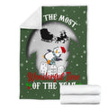 It's The Most Wonderful Time Penguin Fleece Blanket Xmas Gift-Gear Wanta