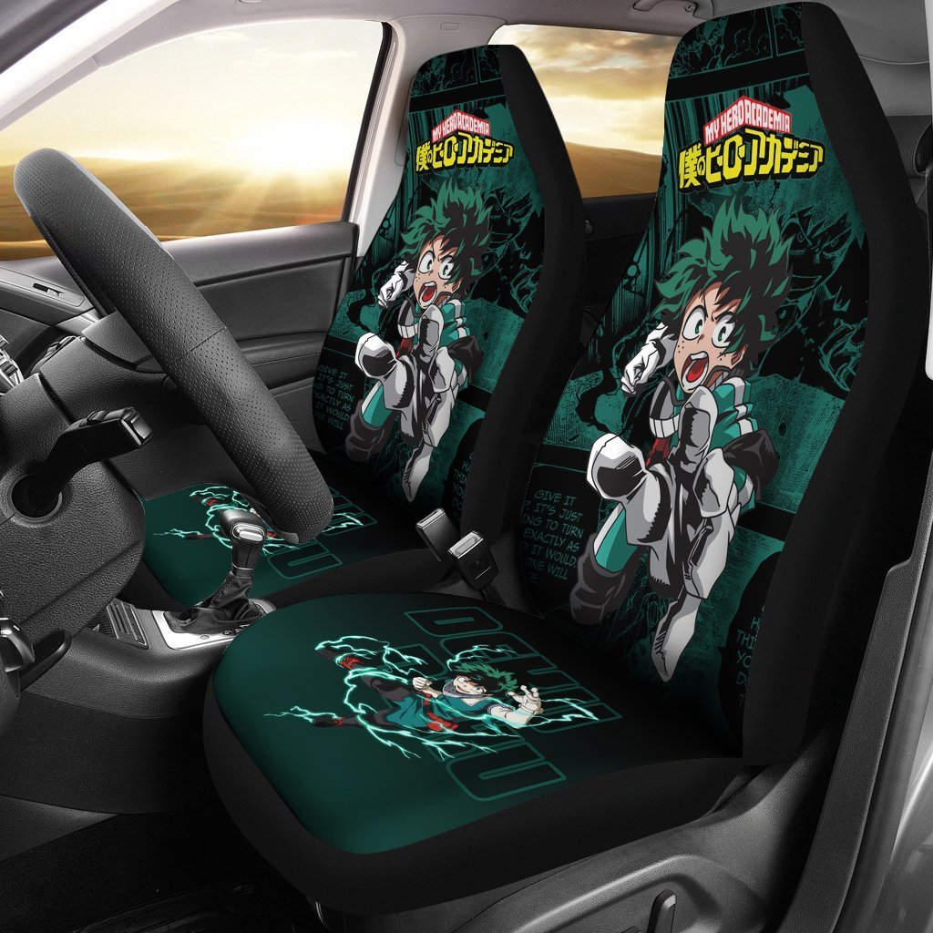 Izuku Midoriya Car Seat Covers My Hero Academia Anime Mixed Manga-Gear Wanta