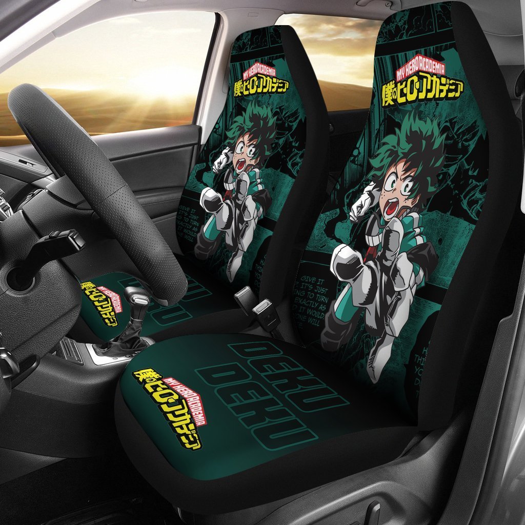 Izuku Midoriya Car Seat Covers My Hero Academia Anime Mixed Manga-Gear Wanta