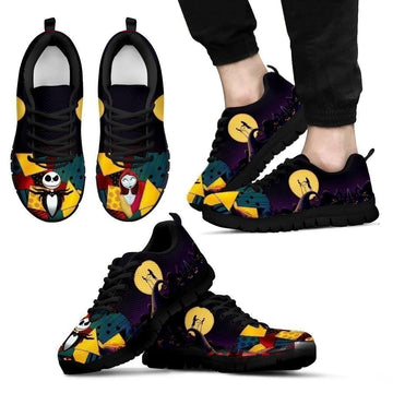 Jack & Sally Nightmare Before Christmas Sneakers Shoes-Gear Wanta