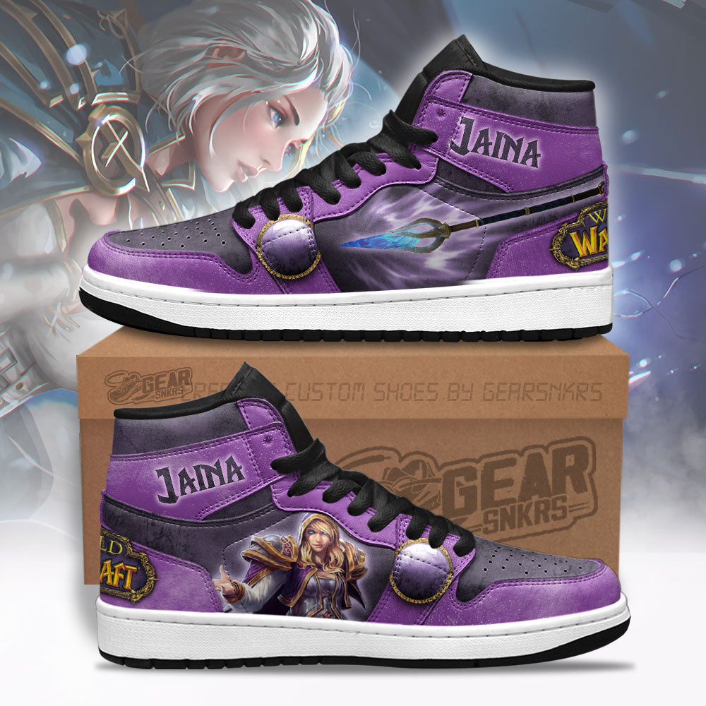 Jaina World of Warcraft Shoes Custom For Fans-Gear Wanta