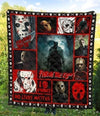 Jason Voorhees Friday 13th Halloween Quilt Blanket-Gear Wanta