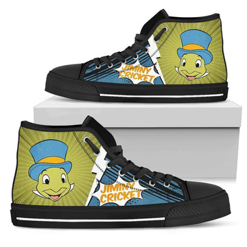 Jiminy Cricket Sneakers Fan High Top Shoes Gift-Gear Wanta