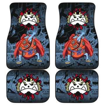 Jinbei Doflamingo One Piece Car Floor Mats Manga Mixed Anime-Gear Wanta