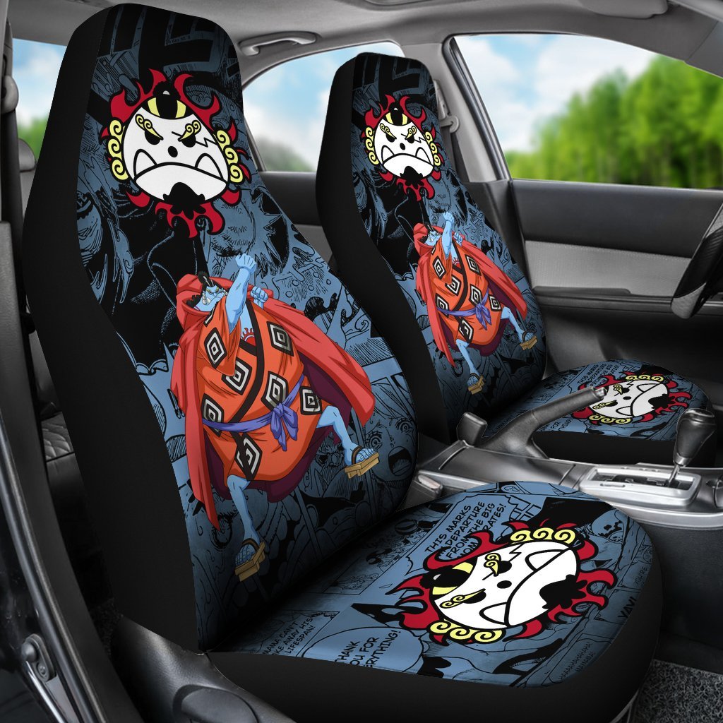 Jinbei One Piece Car Seat Covers Anime Mixed Manga-Gear Wanta