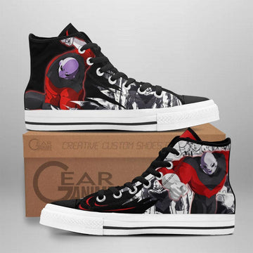 Jiren High Top Shoes Custom Manga Anime Dragon Ball Sneakers-Gear Wanta