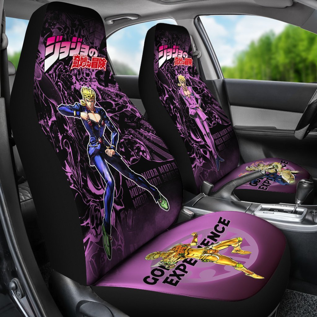 JoJo's Bizarre Adventure Giorno Giovanna Car Seat Covers-Gear Wanta