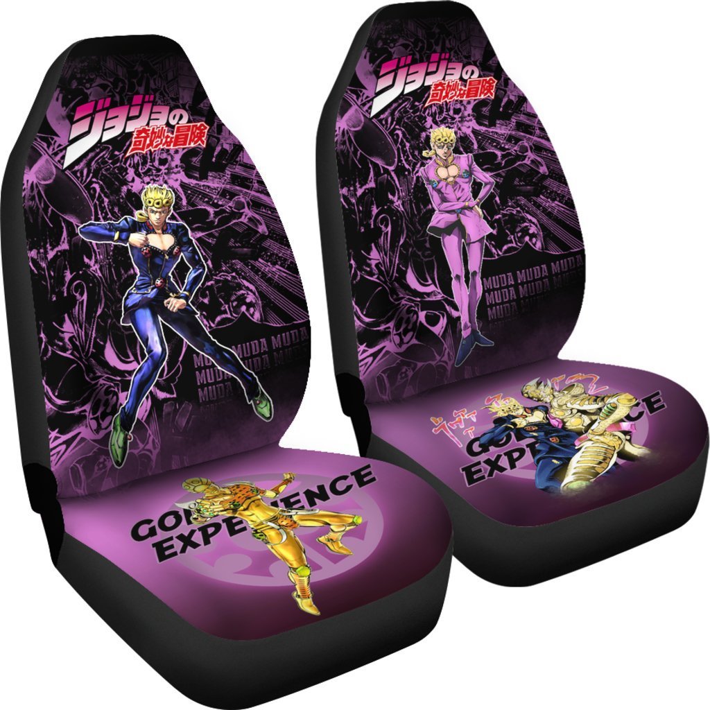 JoJo's Bizarre Adventure Giorno Giovanna Car Seat Covers-Gear Wanta