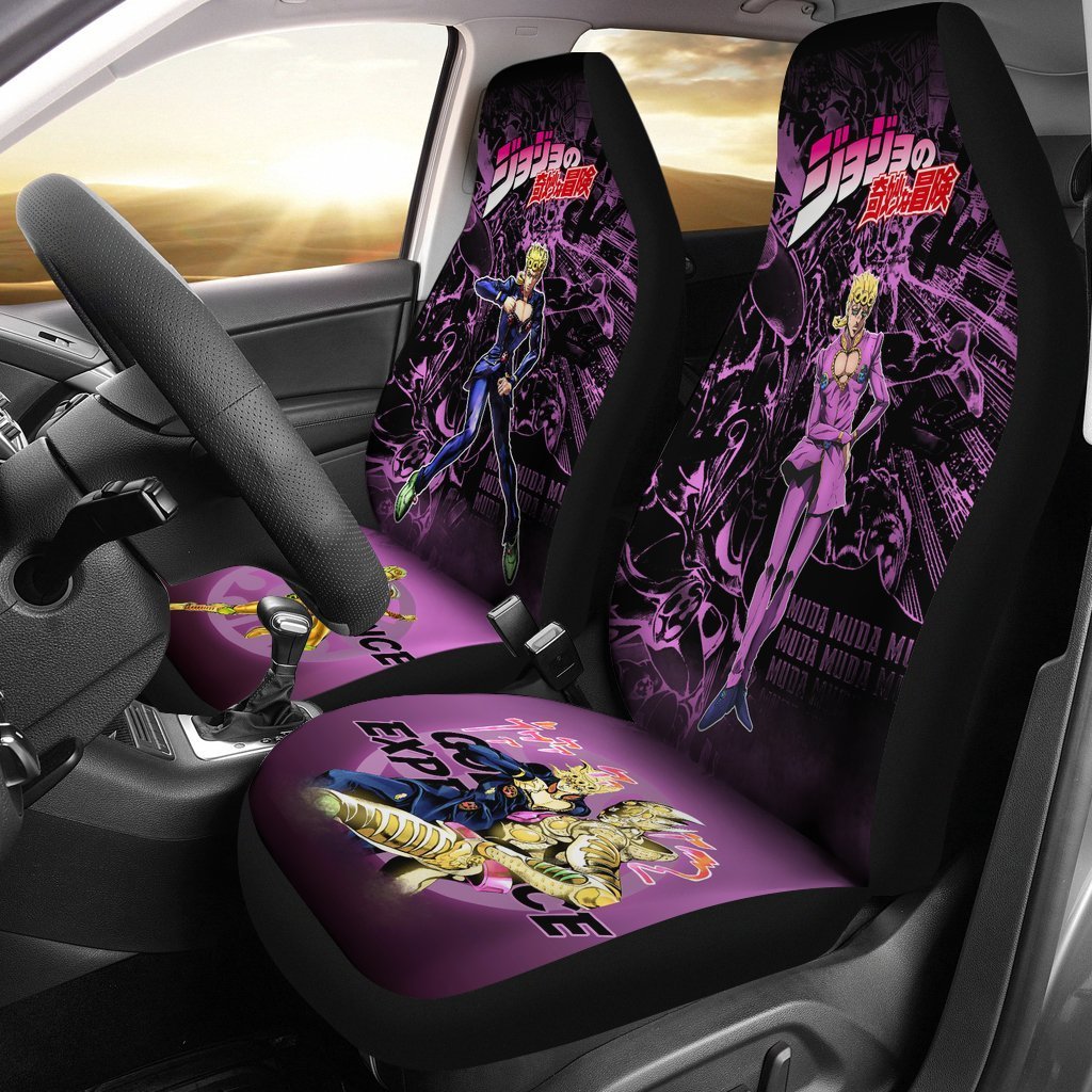 JoJo's Bizarre Adventure Giorno Giovanna Car Seat Covers-Gear Wanta