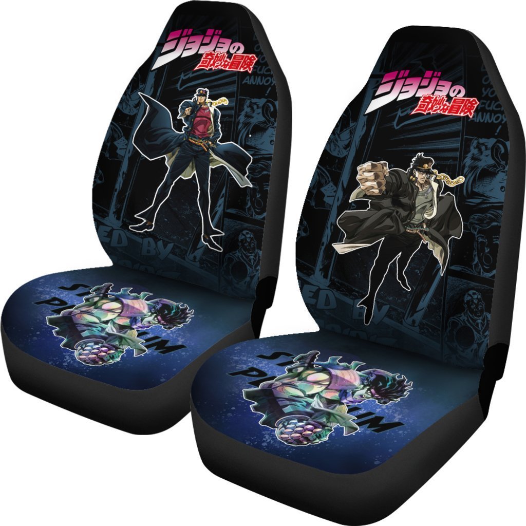 JoJo's Bizarre Adventure Jotaro Kujo Car Seat Covers-Gear Wanta