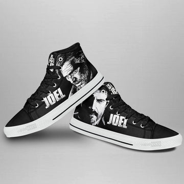 Joel The Last Of Us High Top Shoes Custom For Fans-Gear Wanta