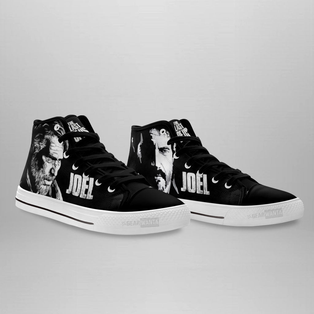 Joel The Last Of Us High Top Shoes Custom For Fans-Gear Wanta