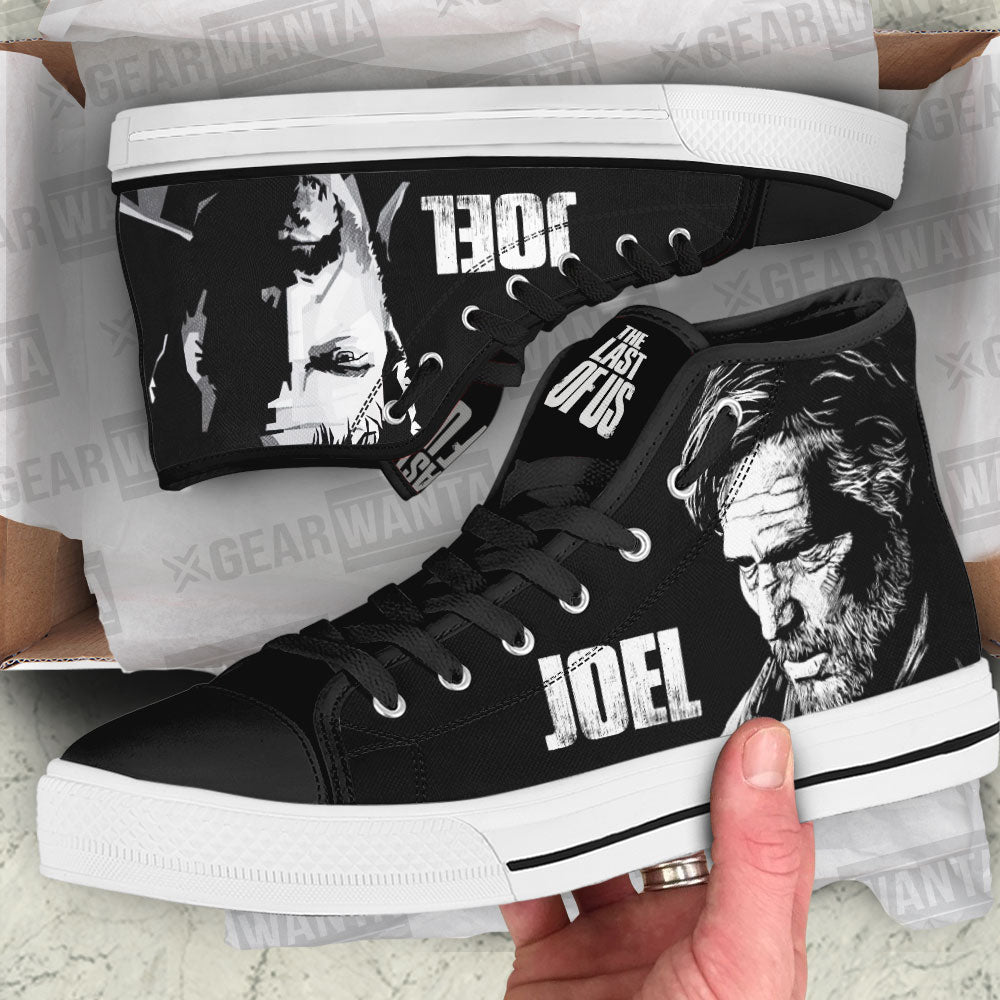 Joel The Last Of Us High Top Shoes Custom For Fans-Gear Wanta