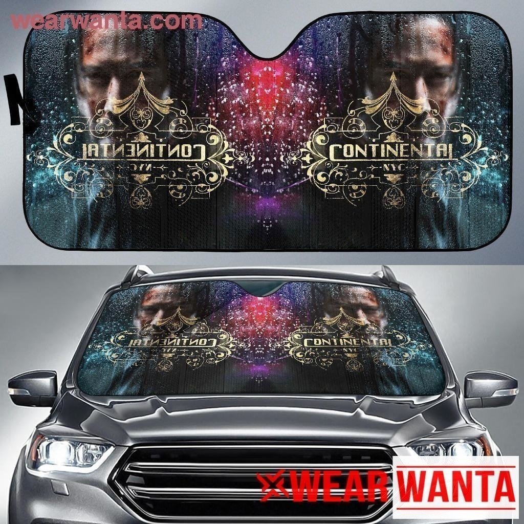 John Wick Continental In Out Car Sun Shade-Gear Wanta