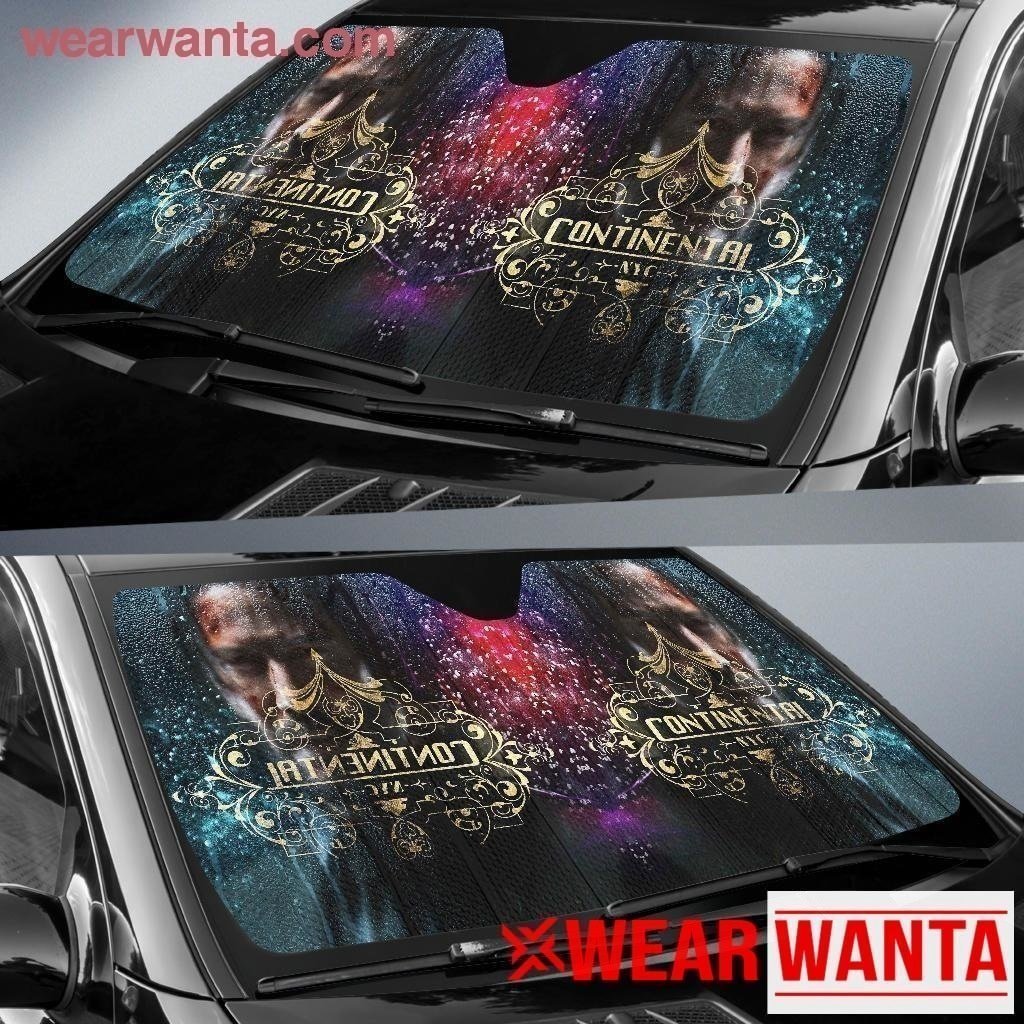 John Wick Continental In Out Car Sun Shade-Gear Wanta