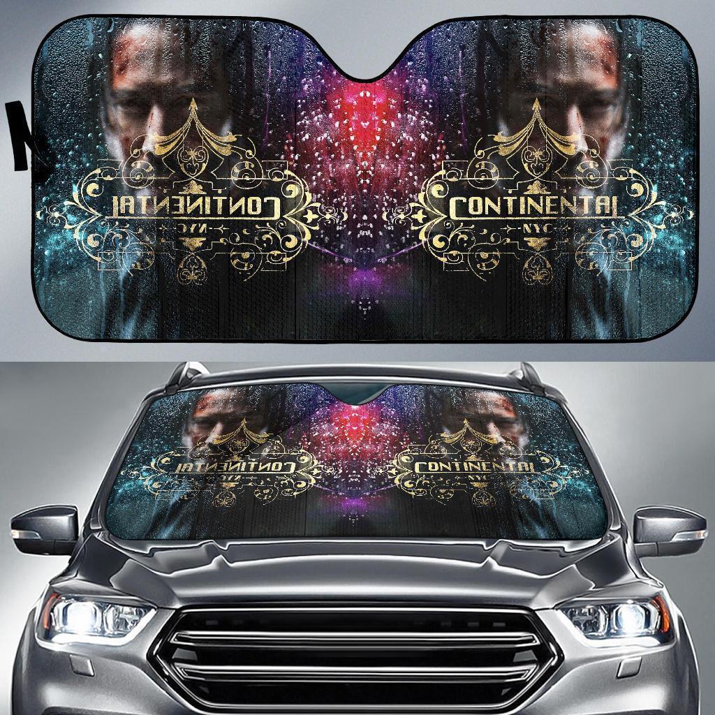 John Wick Continental In Out Car Sun Shade-Gear Wanta