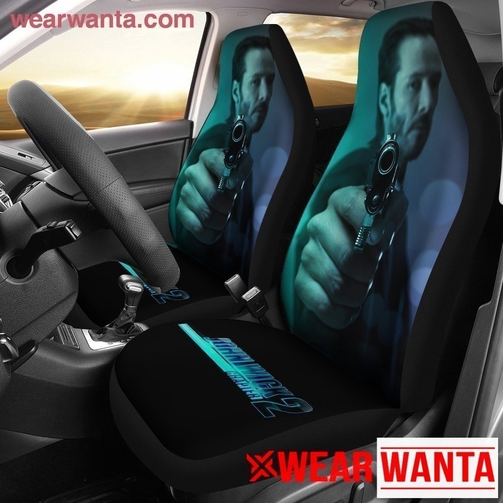 John Wicks Don't Set Him Off Car Seat Covers-Gear Wanta