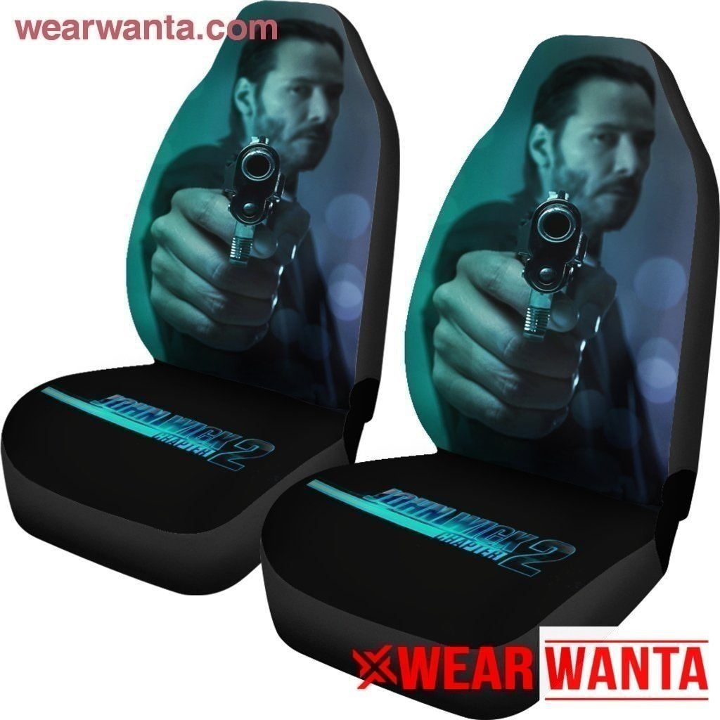 John Wicks Don't Set Him Off Car Seat Covers-Gear Wanta