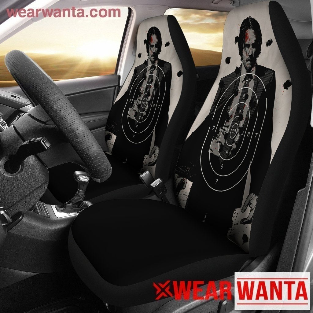 John Wicks Keanu Reeves New Target Car Seat Covers-Gear Wanta