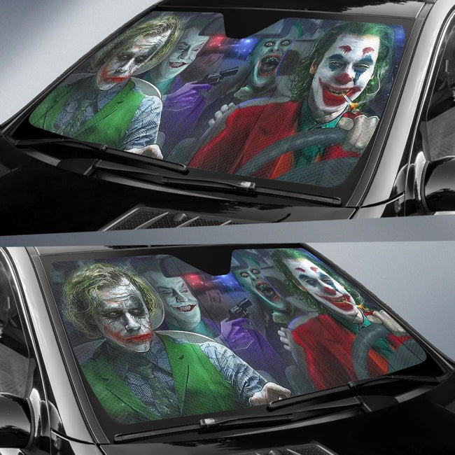 Joker Actors Car Car Sun Shade Windshield Gift Idea-Gear Wanta