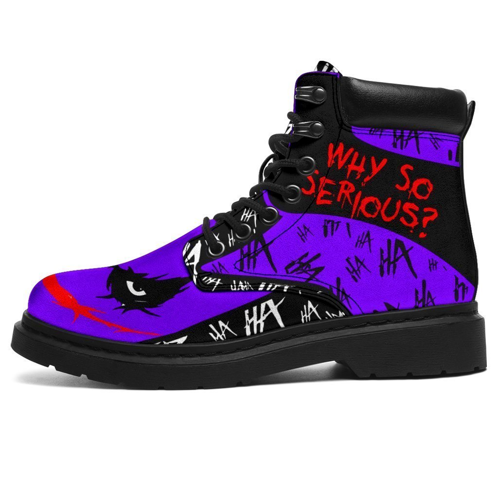 Joker Boots Why So Serious Funny Gift Idea-Gear Wanta