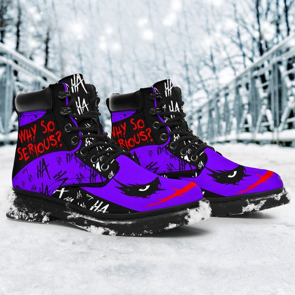 Joker Boots Why So Serious Funny Gift Idea-Gear Wanta