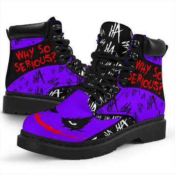 Joker Boots Why So Serious Funny Gift Idea-Gear Wanta