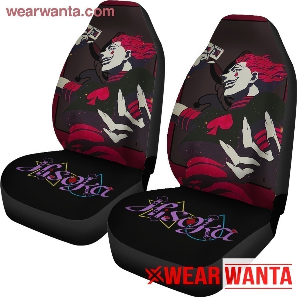 Joker Hisoka Car Seat Covers Custom Hunter X Hunter Anime Car Accessories-Gear Wanta