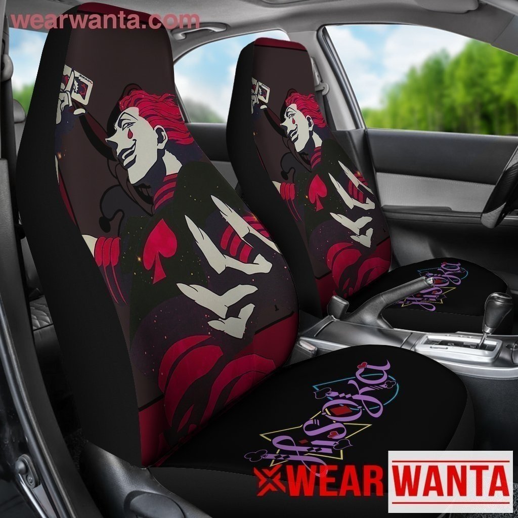 Joker Hisoka Car Seat Covers Custom Hunter X Hunter Anime Car Accessories-Gear Wanta