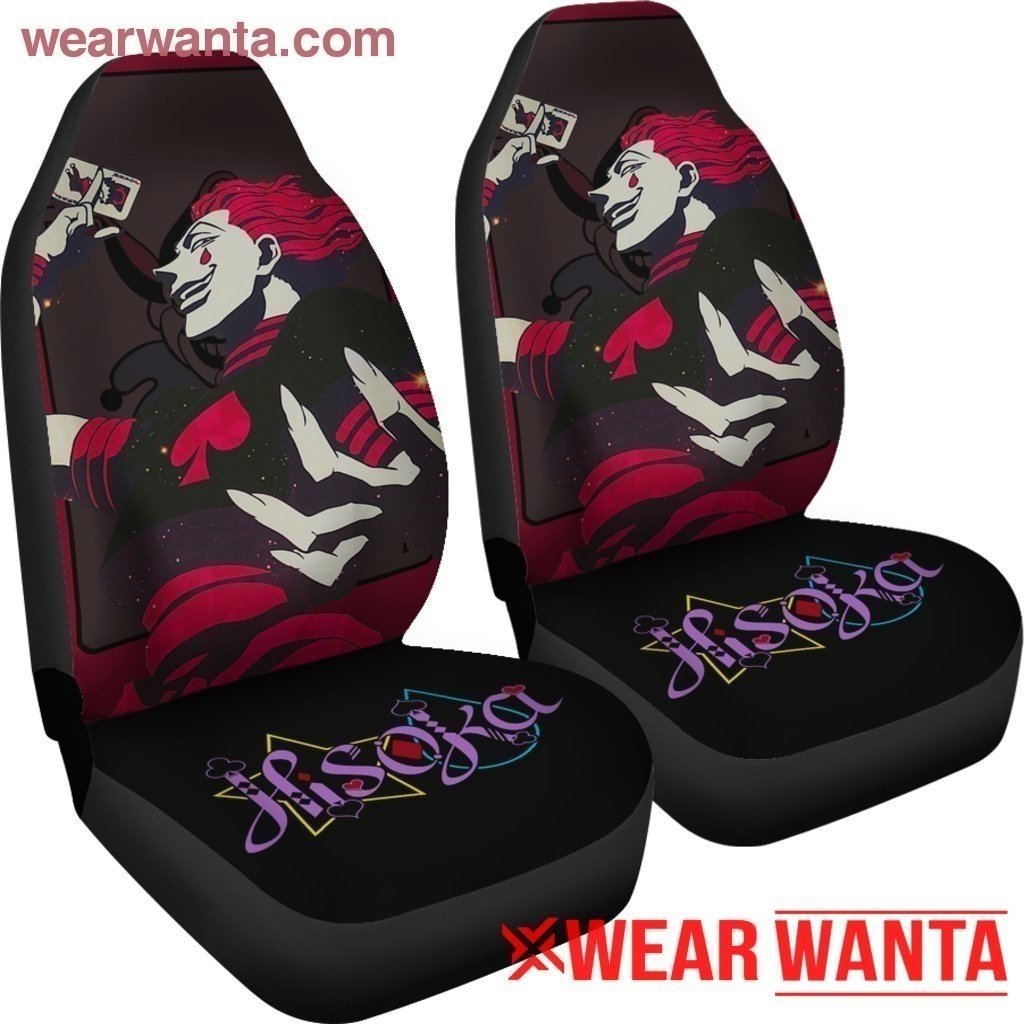 Joker Hisoka Car Seat Covers Custom Hunter X Hunter Anime Car Accessories-Gear Wanta