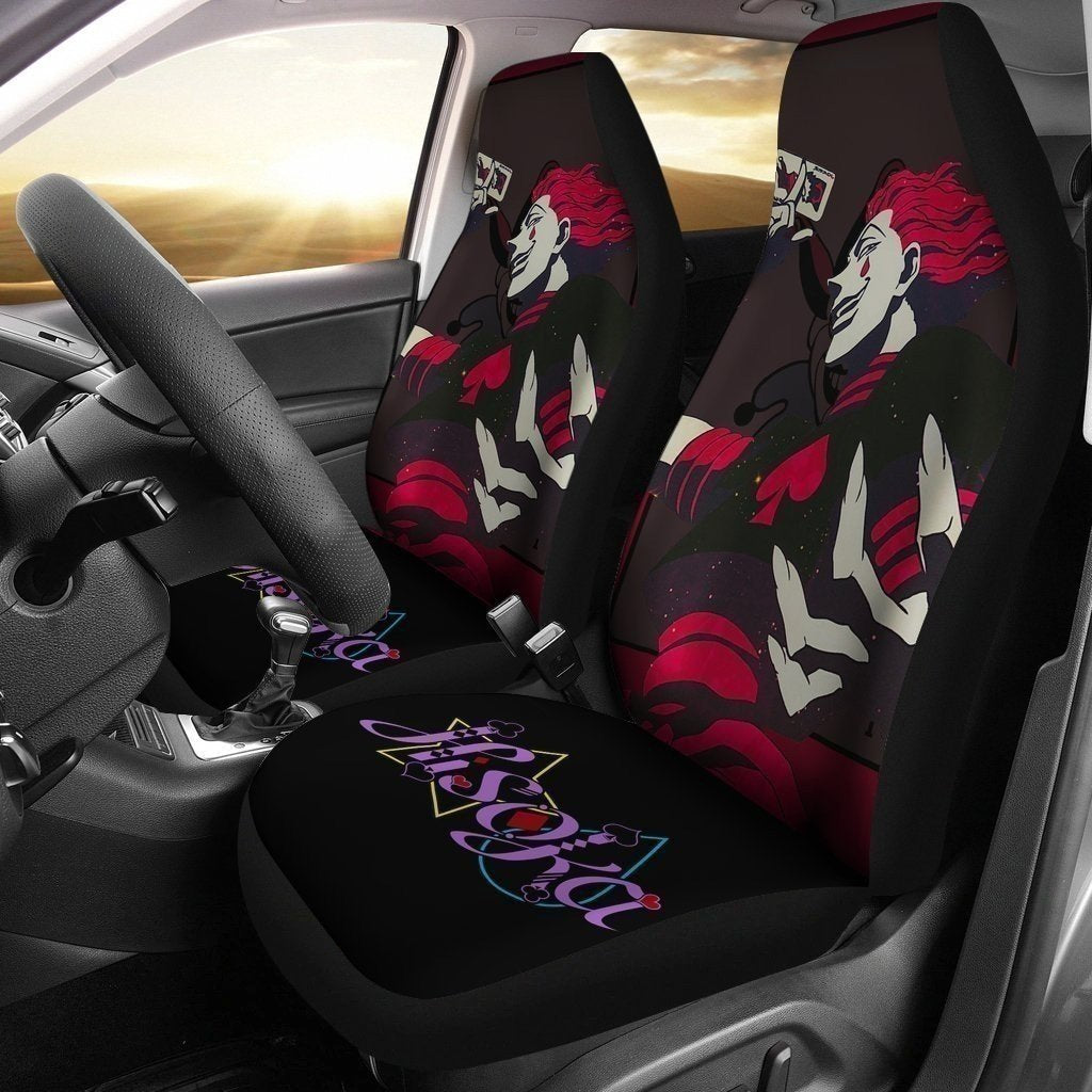 Joker Hisoka Car Seat Covers Custom Hunter X Hunter Anime Car Accessories-Gear Wanta