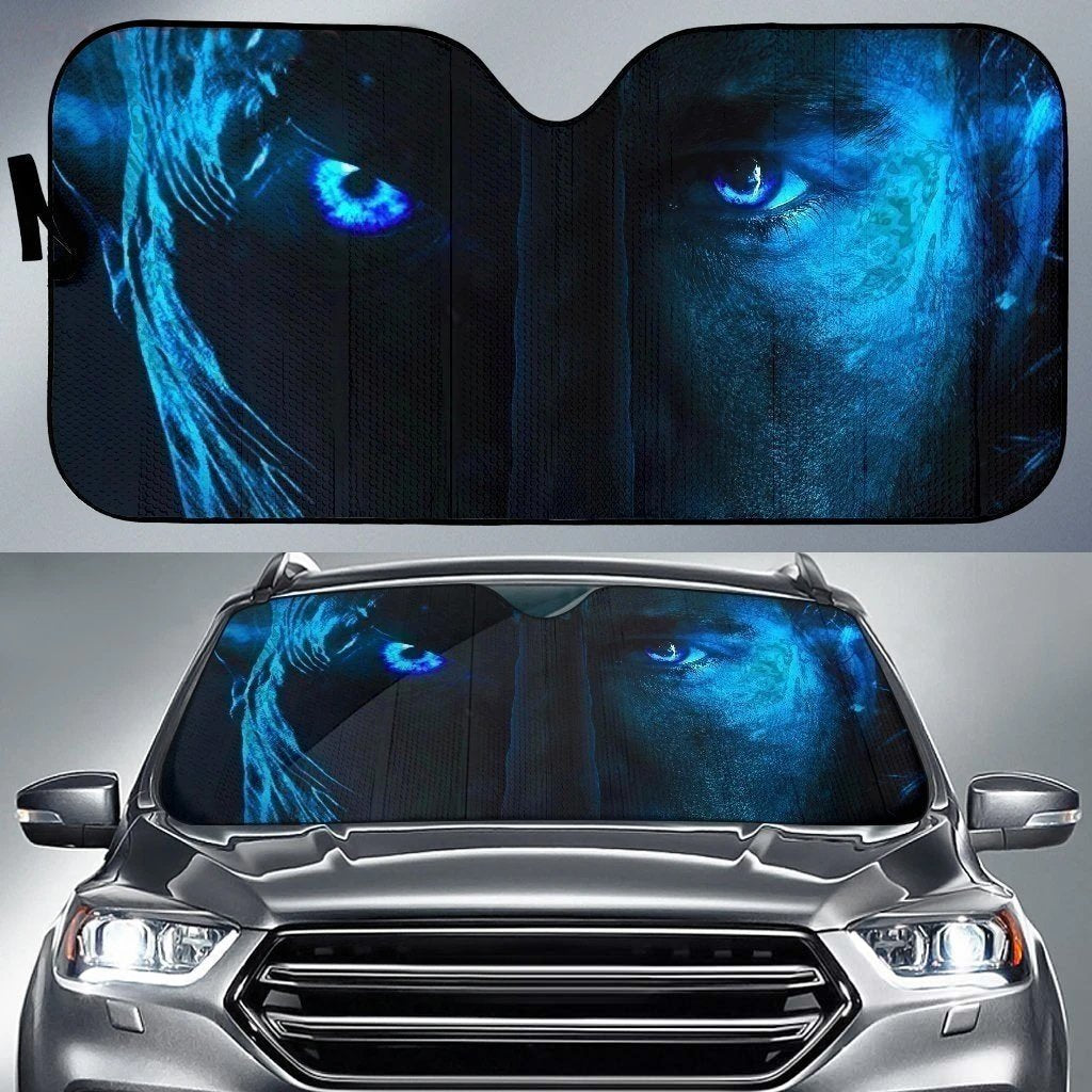 Jon Snow & Nightking Game Of Throne Car Sun Shade-Gear Wanta