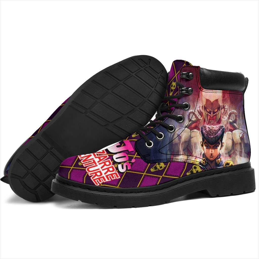 Josuke Boots Custom JoJo's Bizarre Adventure Shoes Fan TT03-Gear Wanta