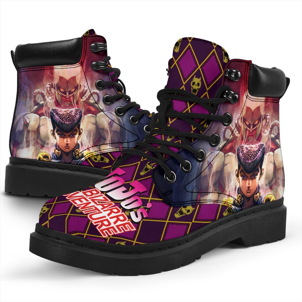 Josuke Boots Custom JoJo's Bizarre Adventure Shoes Fan TT03-Gear Wanta