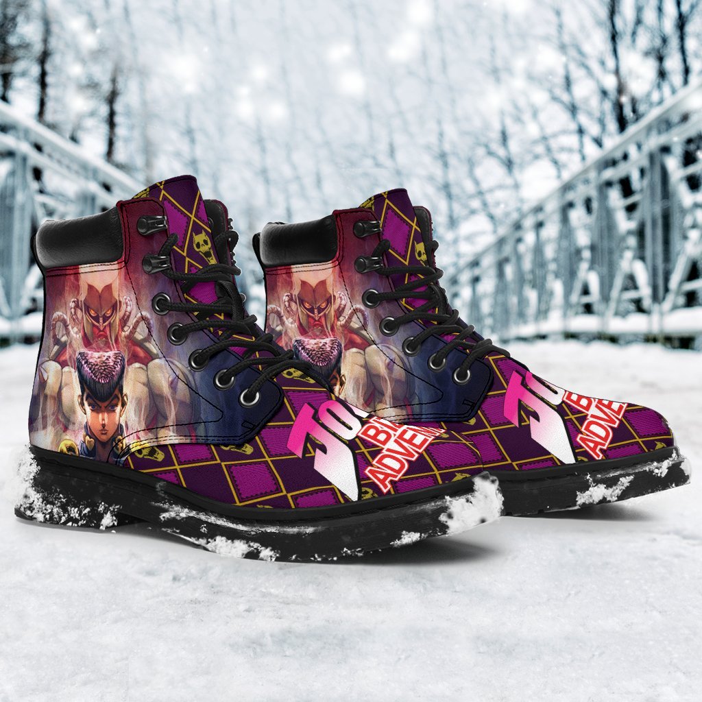 Josuke Boots Custom JoJo's Bizarre Adventure Shoes Fan TT03-Gear Wanta