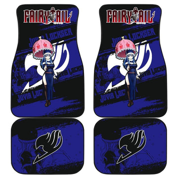 Juvia Lockser Fairy Tail Car Floor Mats Anime Gift For Memes Fan-Gear Wanta