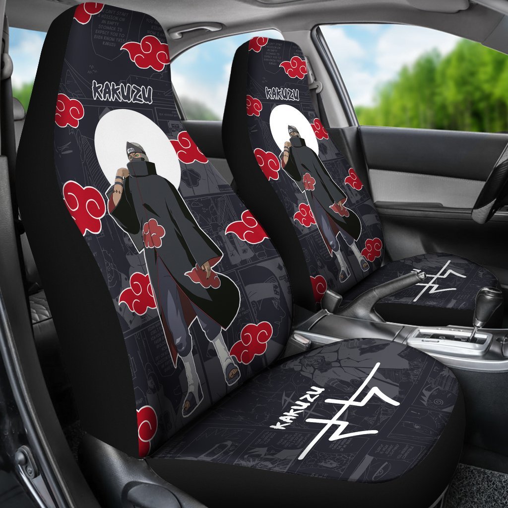 Kakuzu NRT Akatsuki Members Car Seat Covers For Hard Fan Anime-Gear Wanta