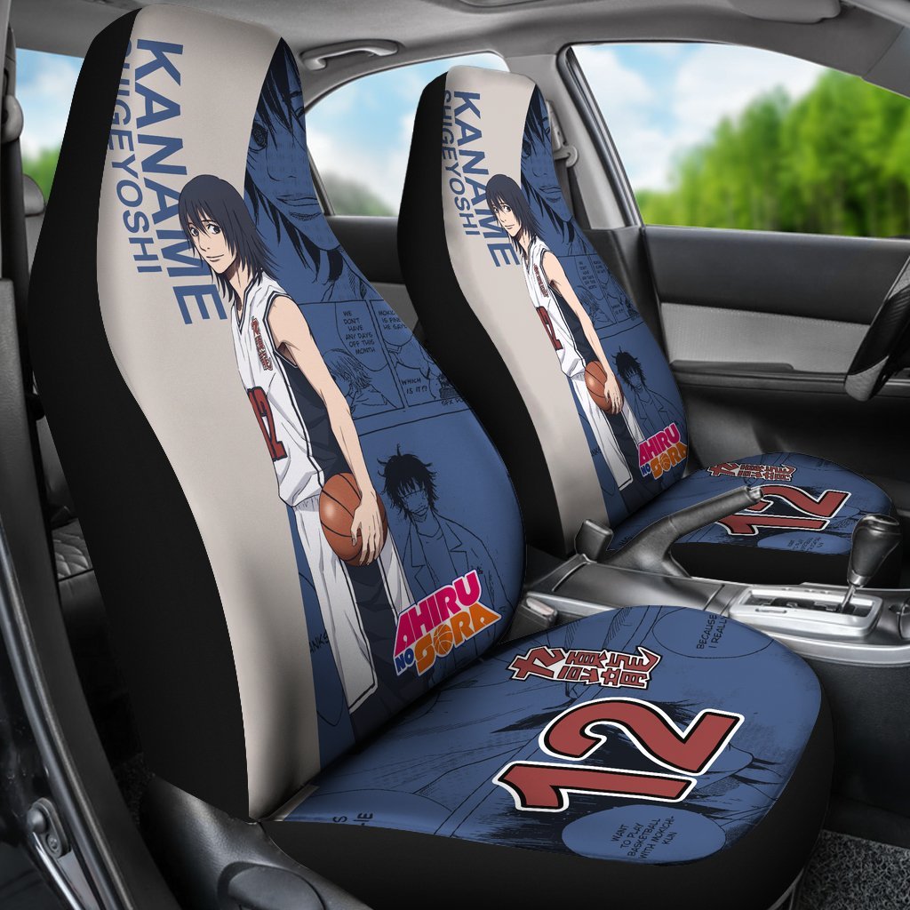 Kaname Shigeyoshi Characters Ahiru No Sora Car Seat Covers Anime-Gear Wanta