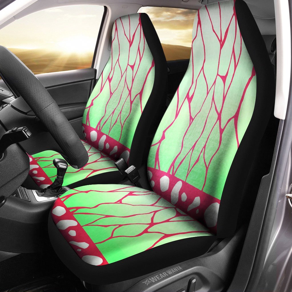 Kanao Tsuyuri Car Seat Covers Custom Kanao Tsuyuri Uniform Demon Slayer Anime Car Accessories Anime Gifts-Gear Wanta