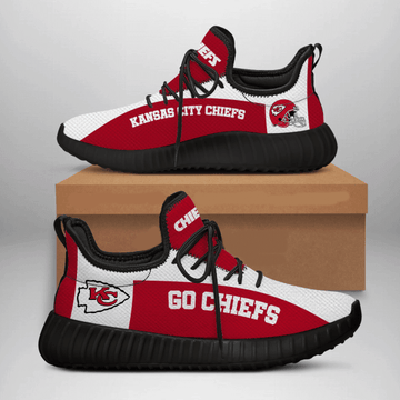 Kansas City Chiefs Sneakers Custom Shoes black shoes Fan-Gear Wanta