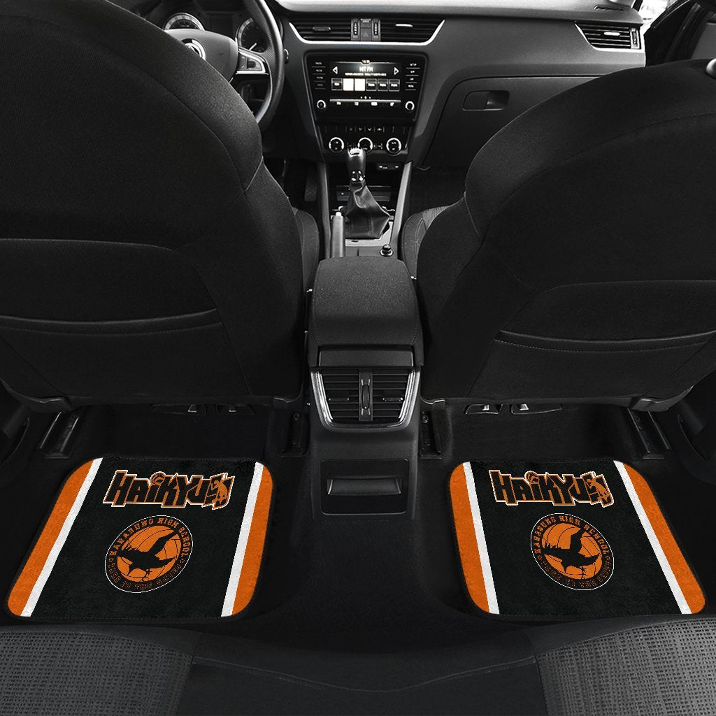 Karasuno High Haikyuu!! Uniform Style Car Floor Mats Gift For Cute Fan Anime-Gear Wanta
