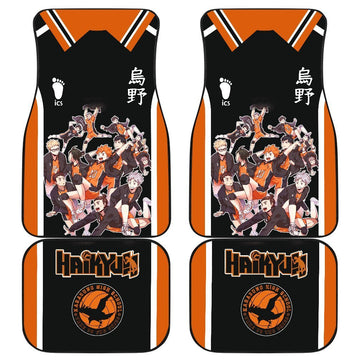 Karasuno High Haikyuu!! Uniform Style Car Floor Mats Gift Anime-Gear Wanta