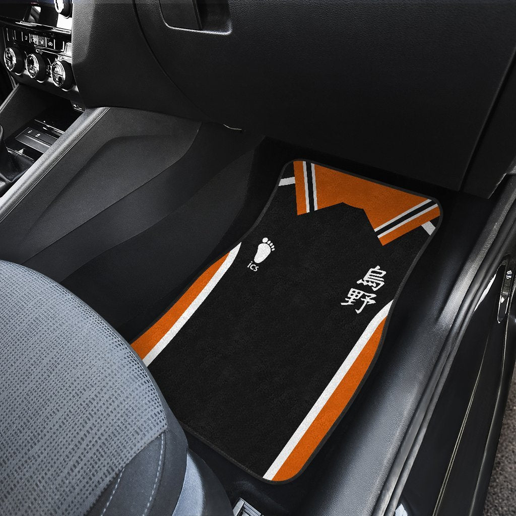 Karasuno High Haikyuu!! Uniform Style Car Floor Mats Gift Love Anime-Gear Wanta