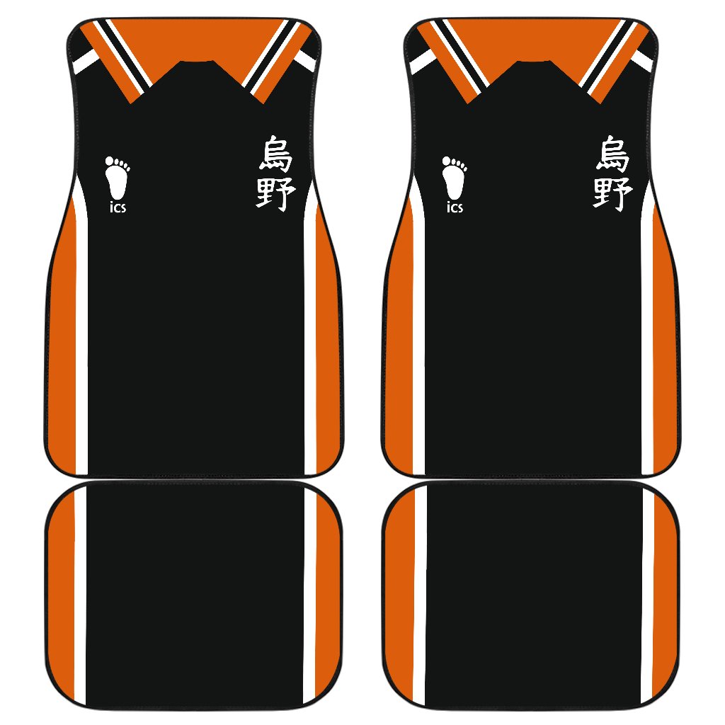 Karasuno High Haikyuu!! Uniform Style Car Floor Mats Gift Love Anime-Gear Wanta