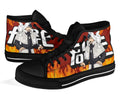 Karim Fulham Fire Force Sneakers Anime High Top Shoes Custom PT20-Gear Wanta