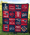 Keep Calm And Let's Go New England Patriots Quit Blanket Gift-Gear Wanta