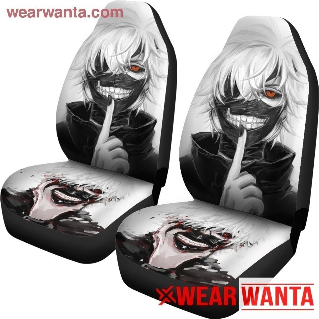 Ken Kaneki Anime Car Seat Covers For Tokyo Ghoul Fan NH10-Gear Wanta