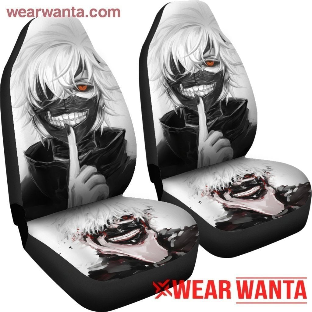 Ken Kaneki Anime Car Seat Covers For Tokyo Ghoul Fan NH10-Gear Wanta